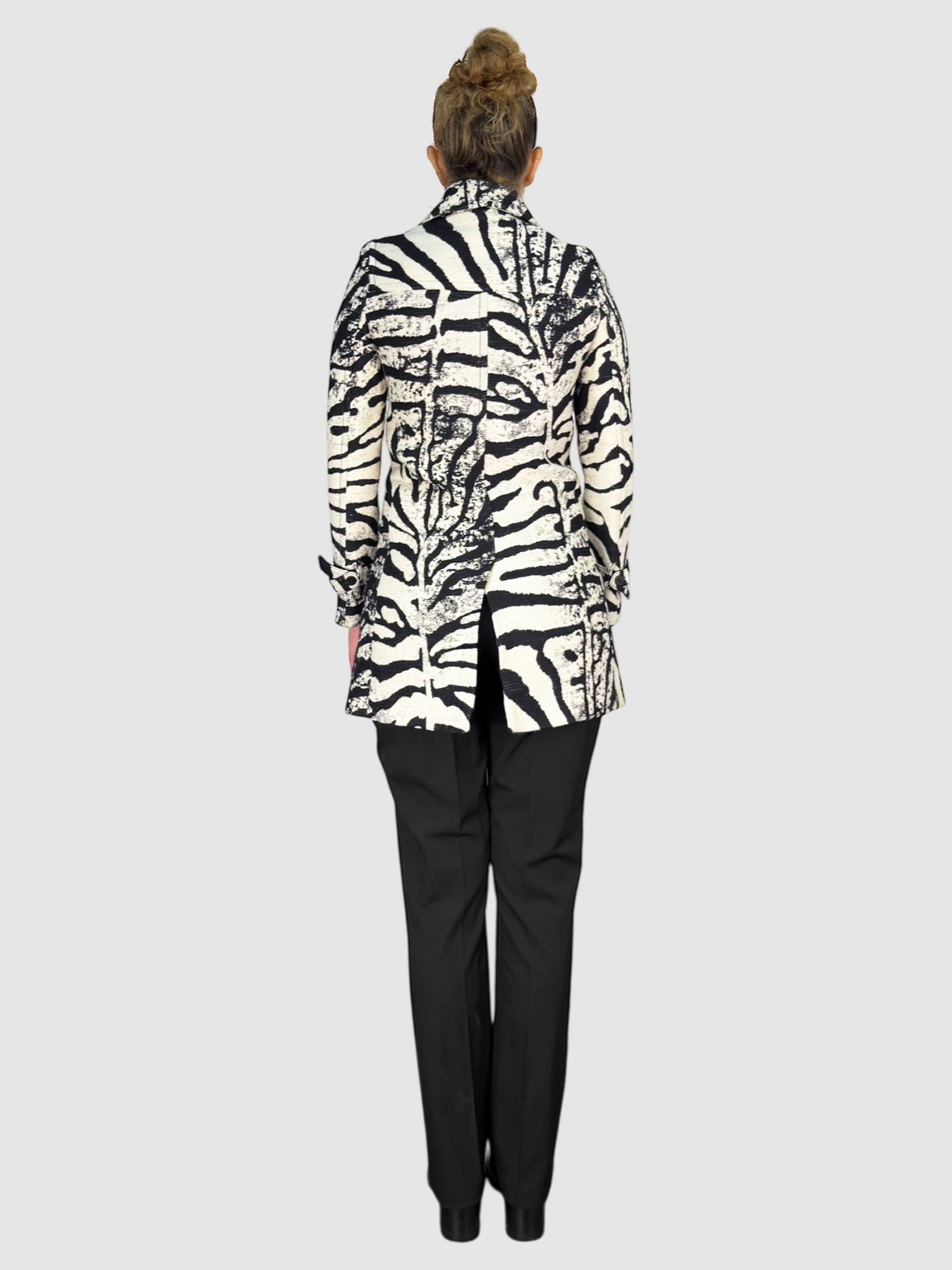Wool Zebra Coat