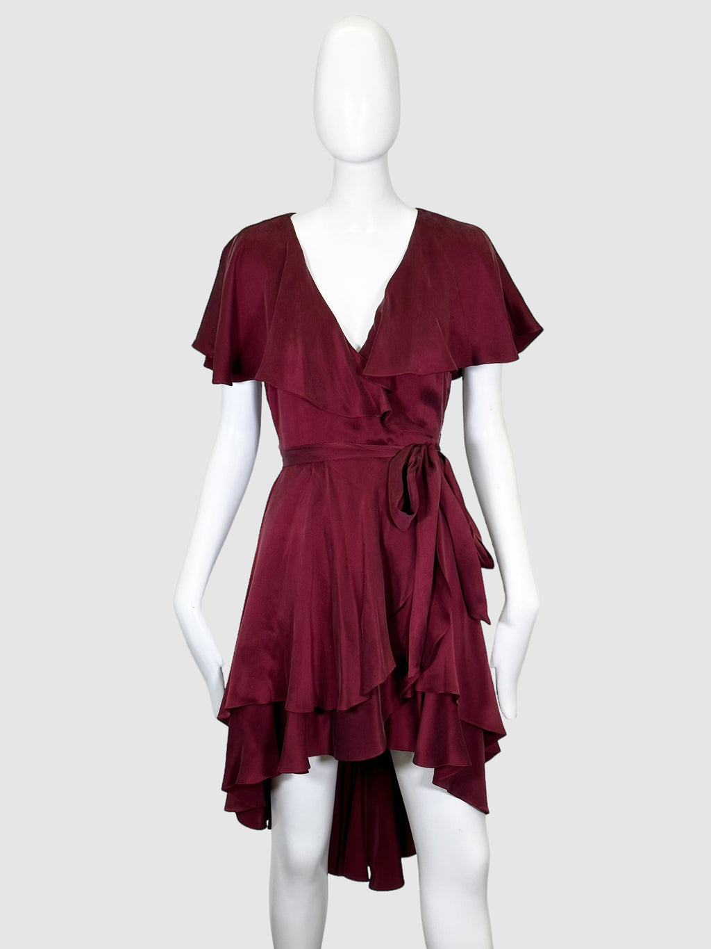 Ruffled Wrap Dress - Size 0