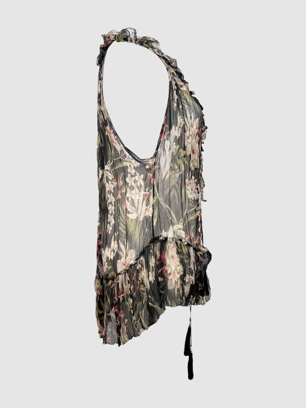 Sheer Floral Top