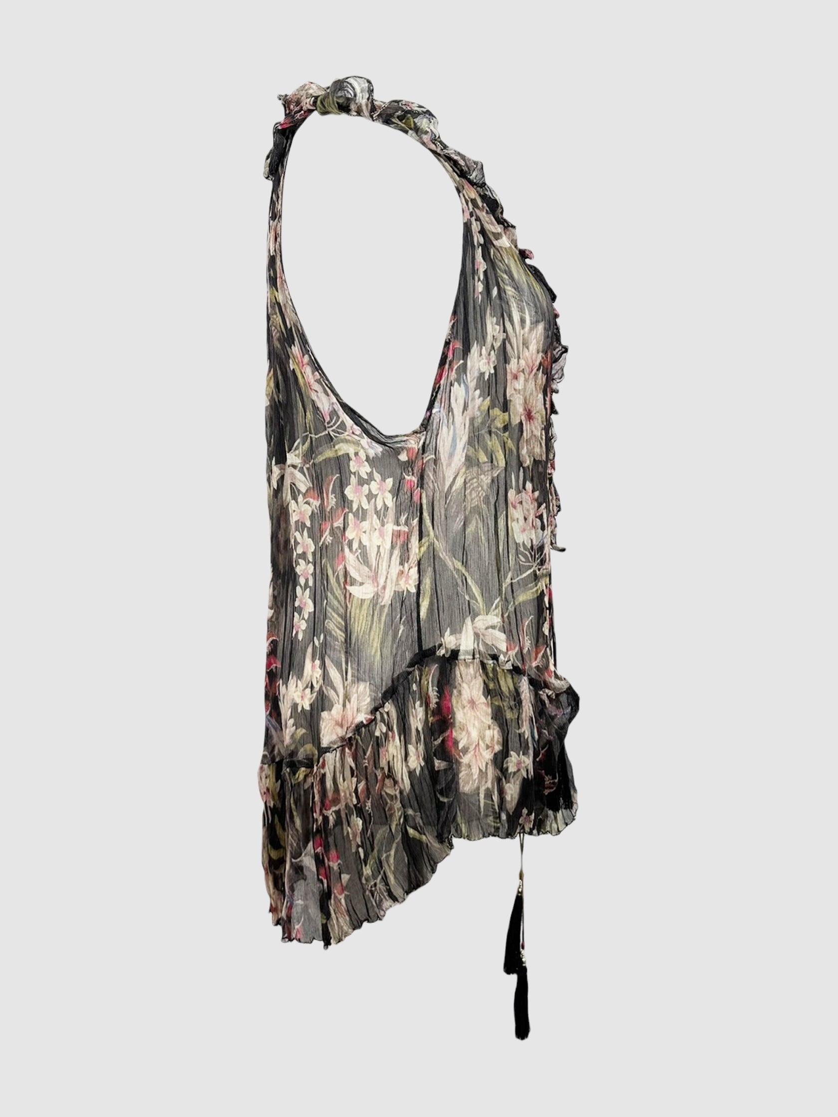 Sheer Floral Top