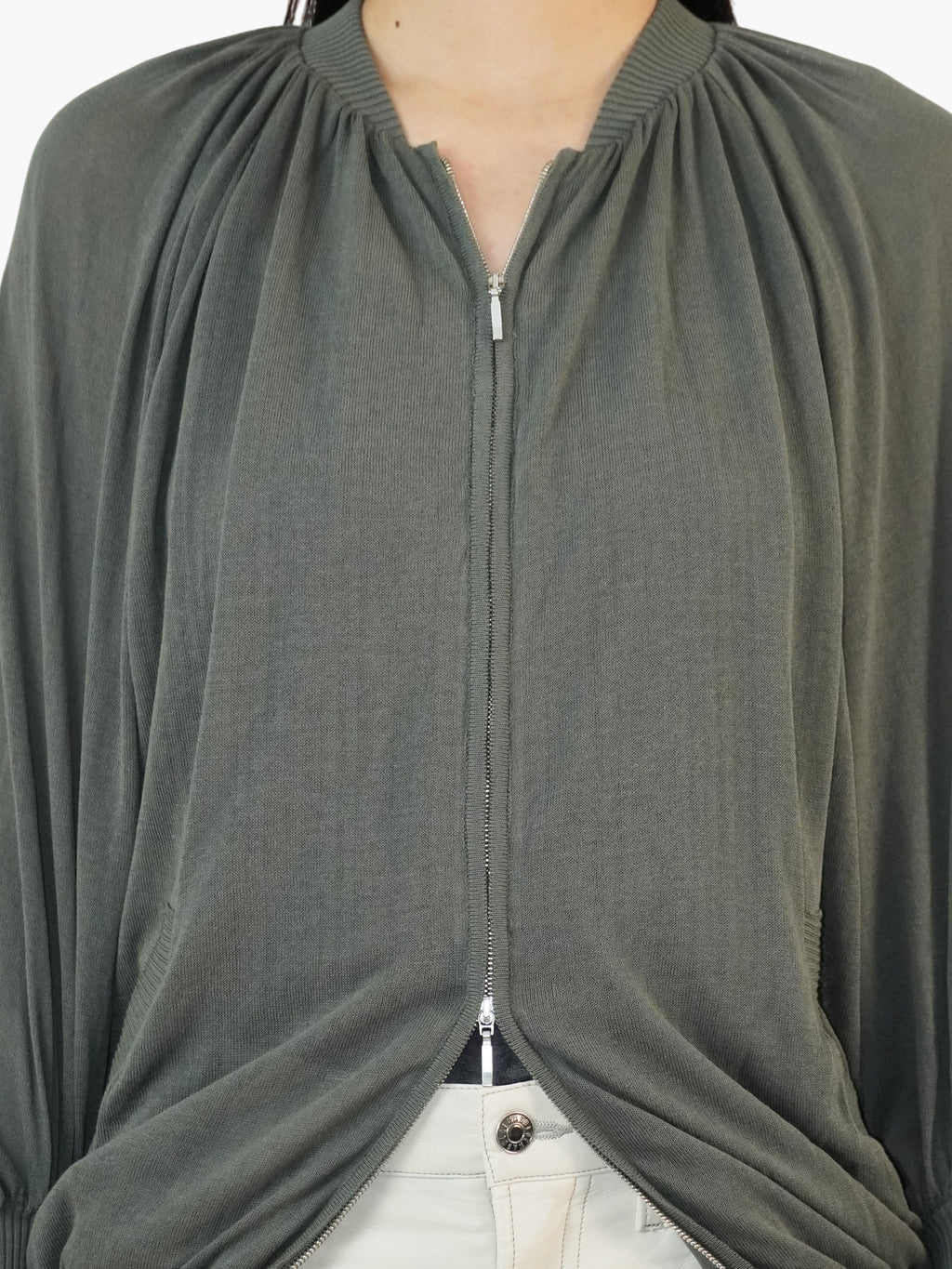 Double-Zip Sweater
