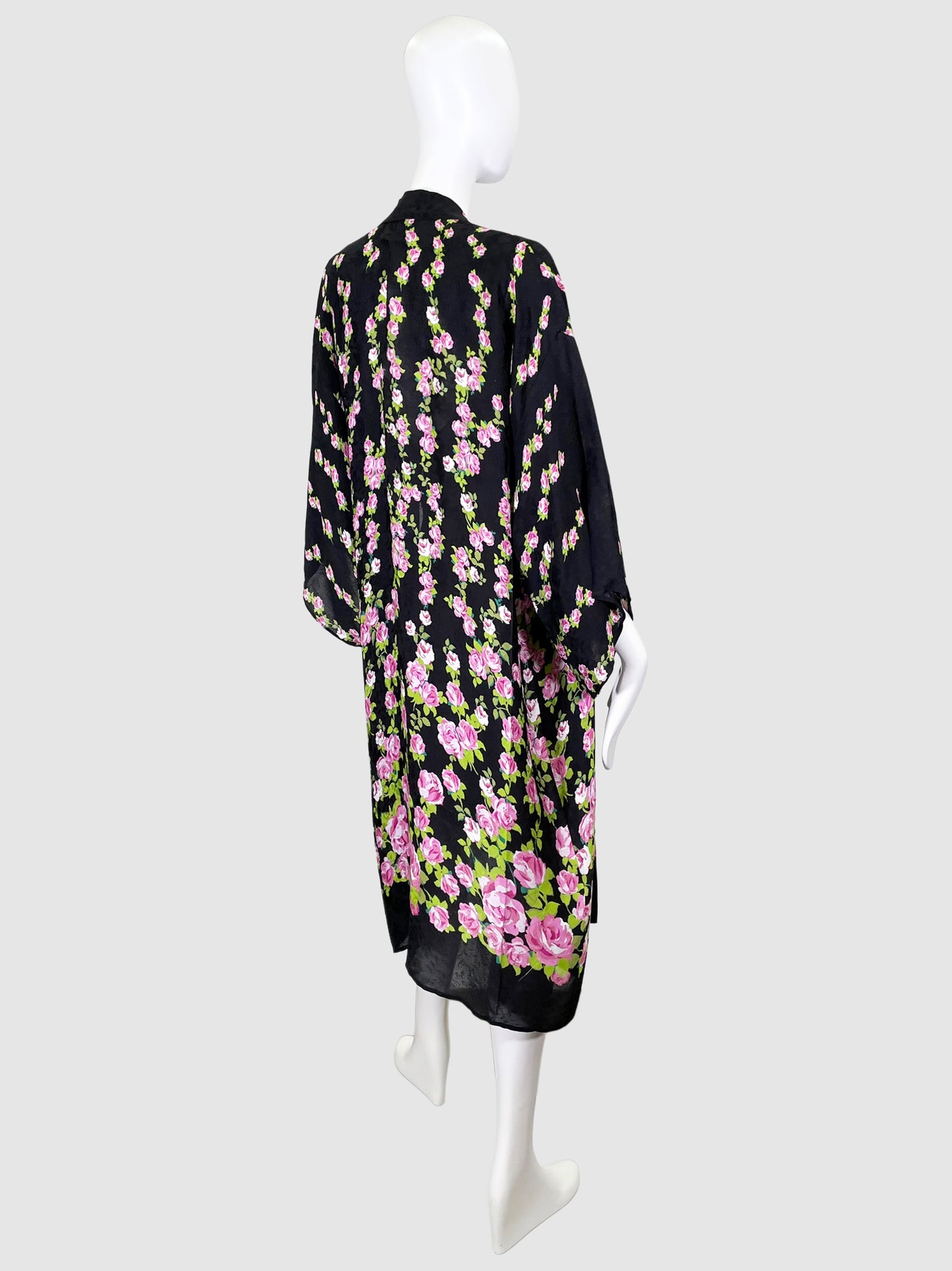 Gucci Rose Print Robe - Size 36