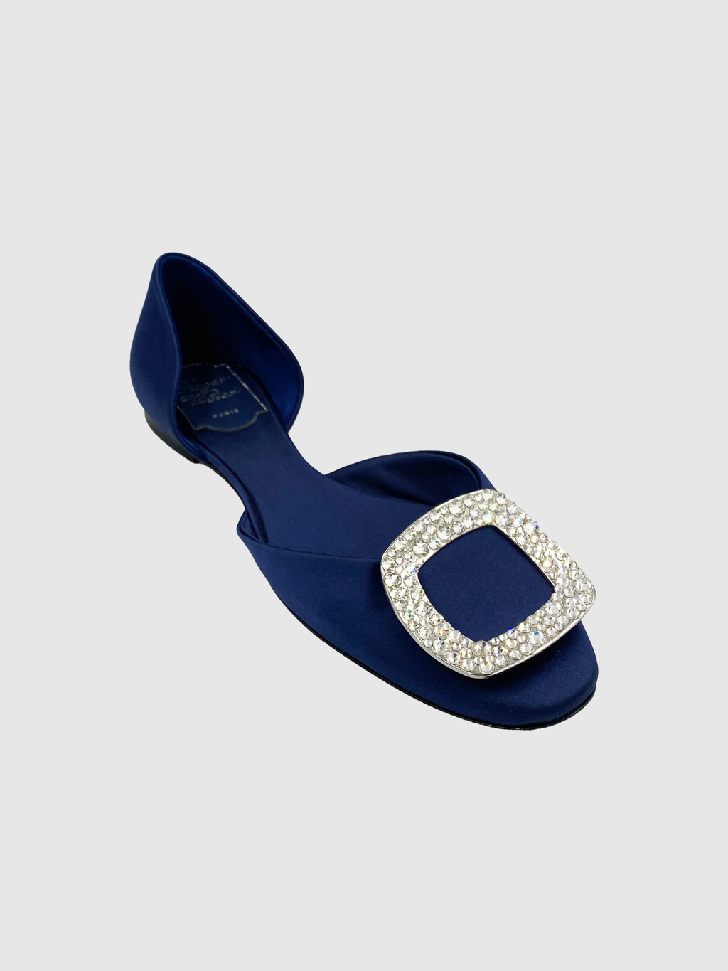 Roger Vivier Blue Saint Flat - Size 37