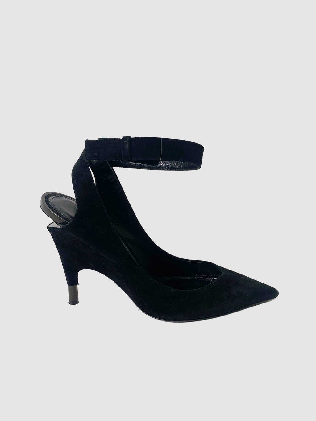 Suede Slingback Pump - Size 41