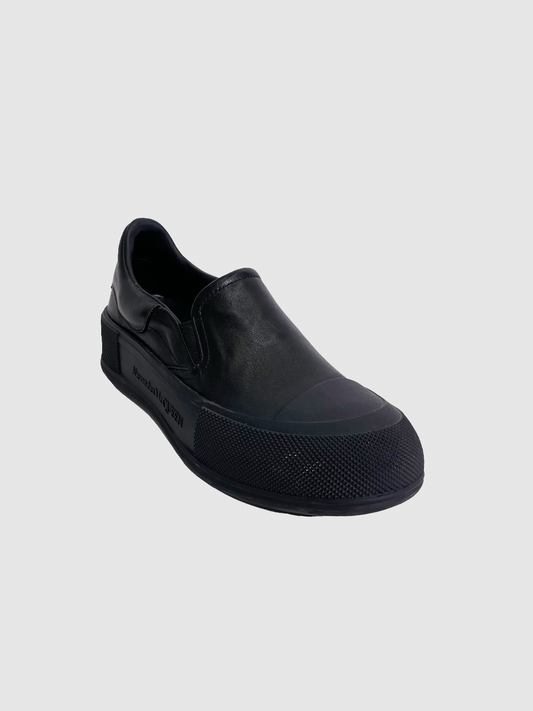 Alexander McQueen Black Slip-On - Size 37