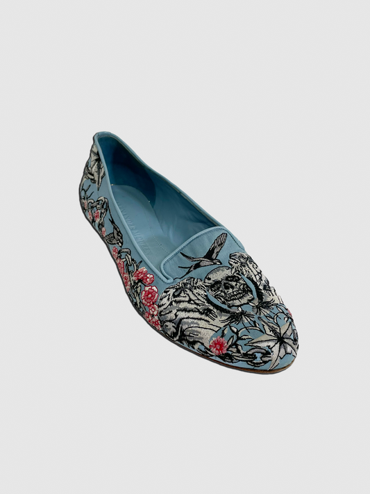 Alexander McQueen Skull Saint Loafer - Size 38