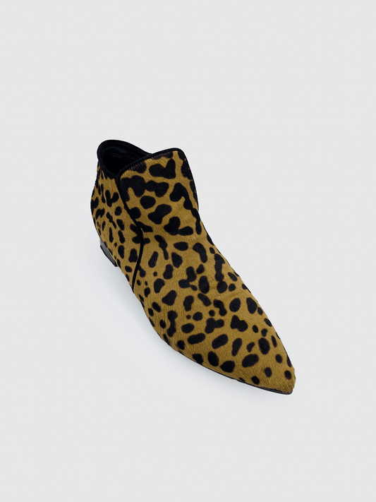 Miu Miu Leopard Boots - Size 40 - Second Nature Boutique
