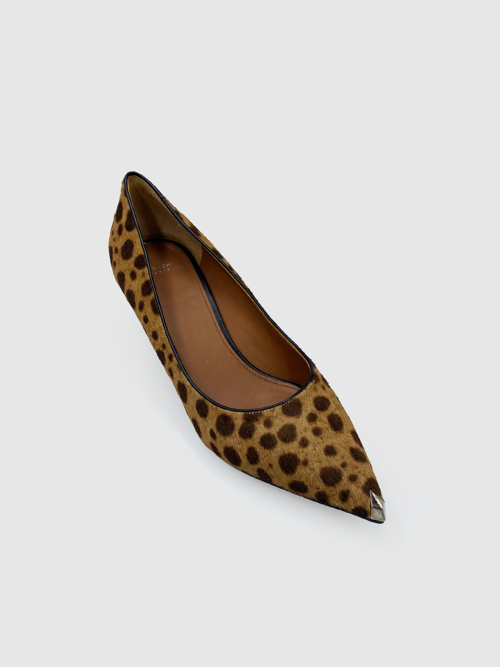 Givenchy Leopard Pointy Toe Heel - Size 38