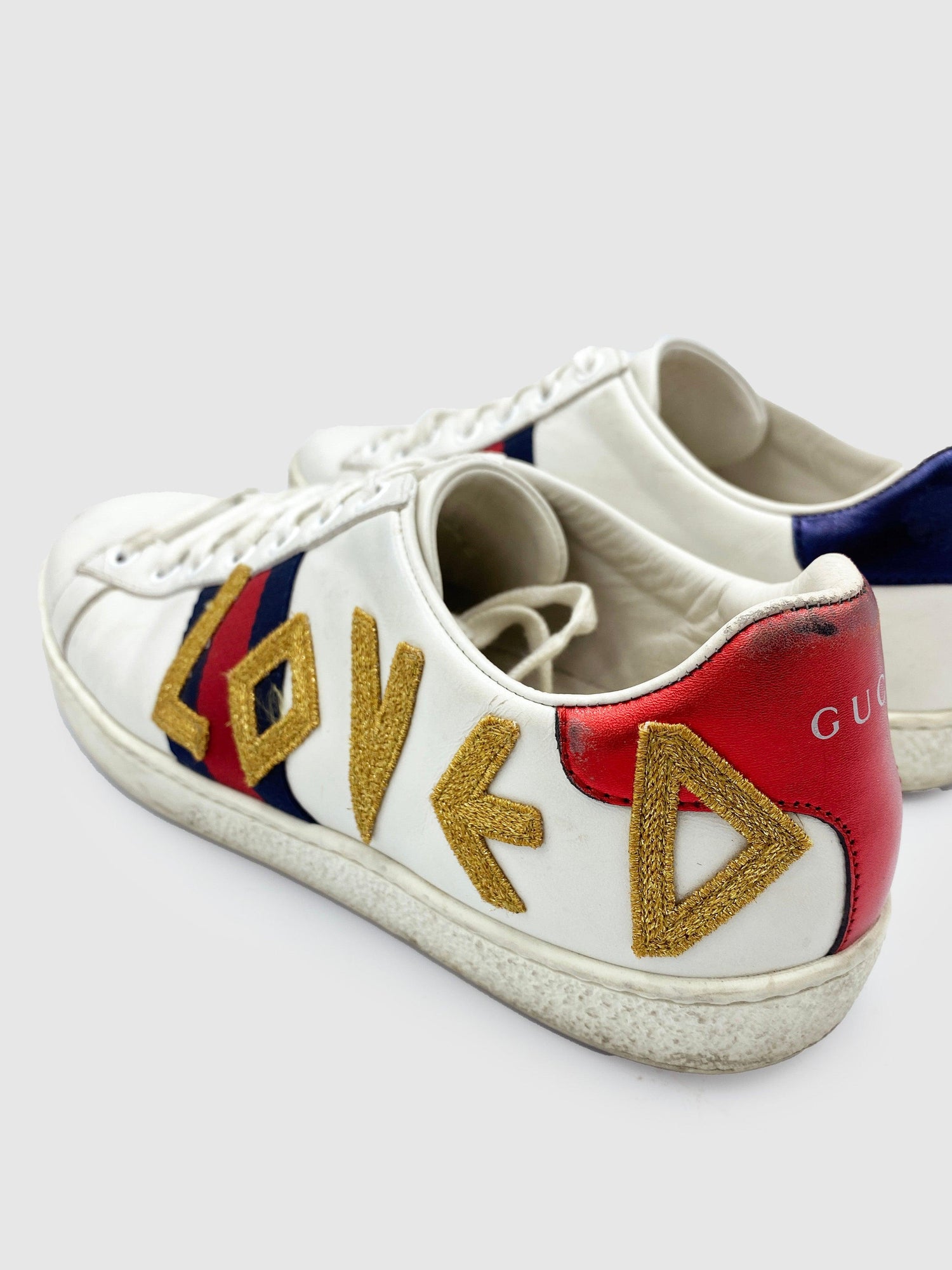 Gucci Ace Loved Sneaker - Size 38 - Second Nature Boutique