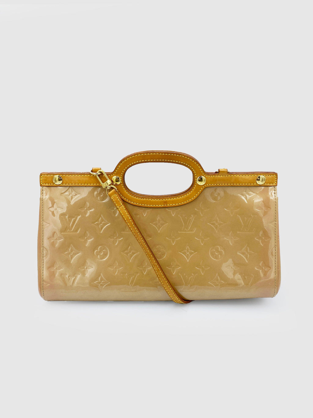 Louis Vuitton Beige Vernis Roxbury Drive