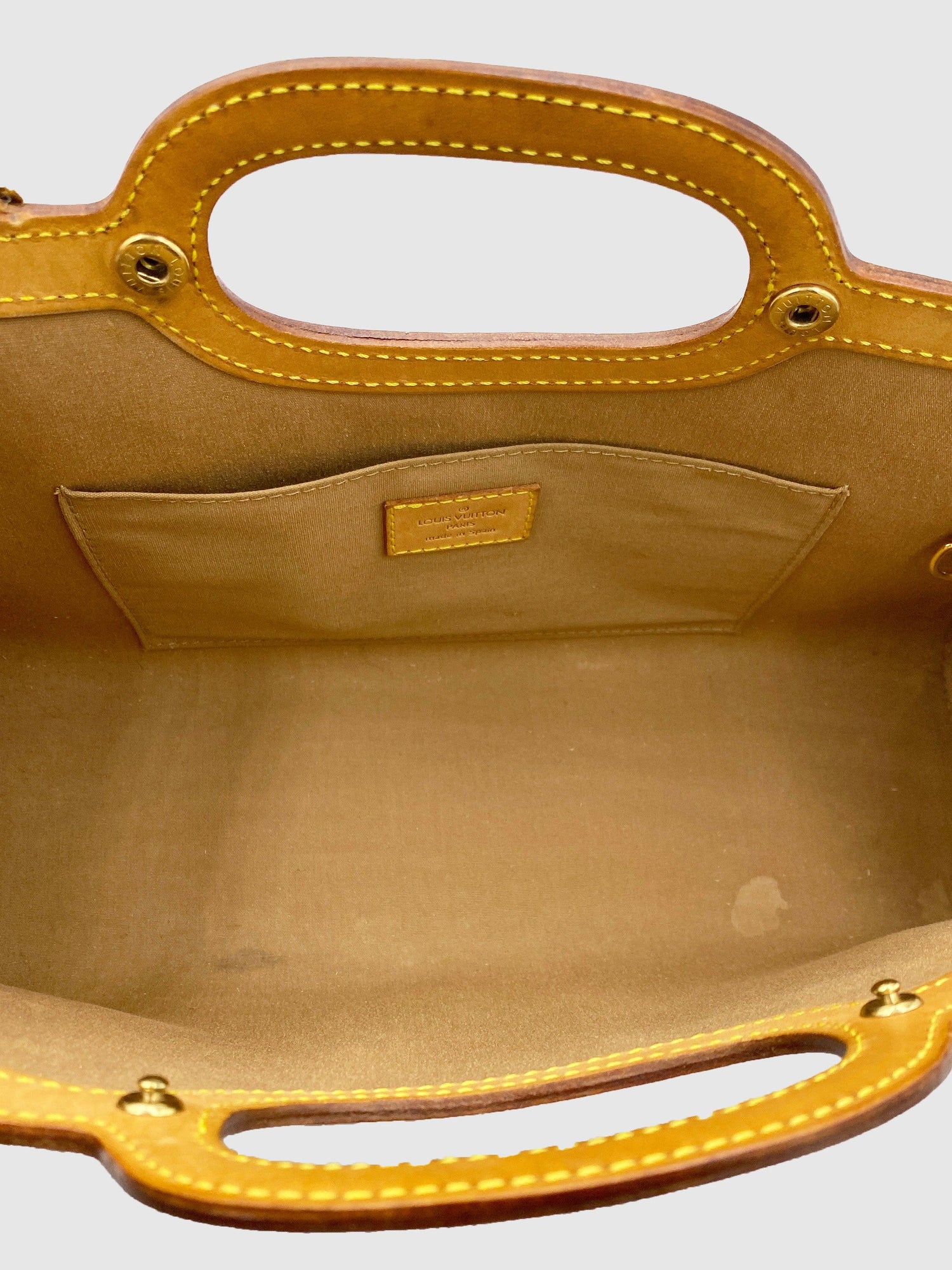 Louis Vuitton Beige Vernis Bag - Second Nature Boutique