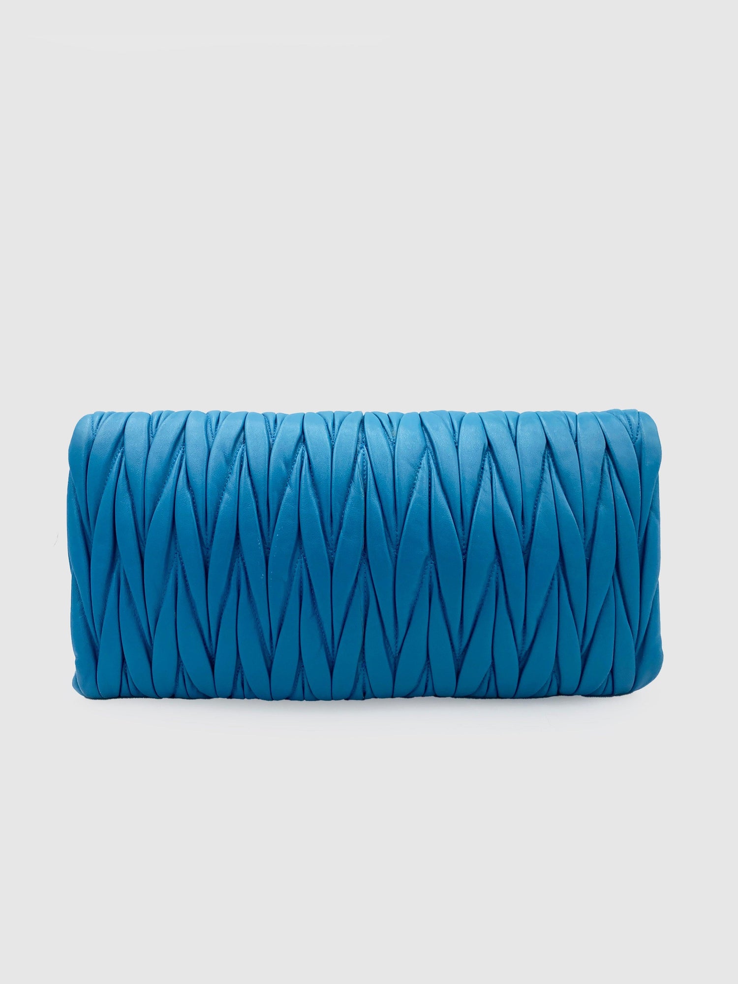 Miu Miu Teal Matelasse Bag