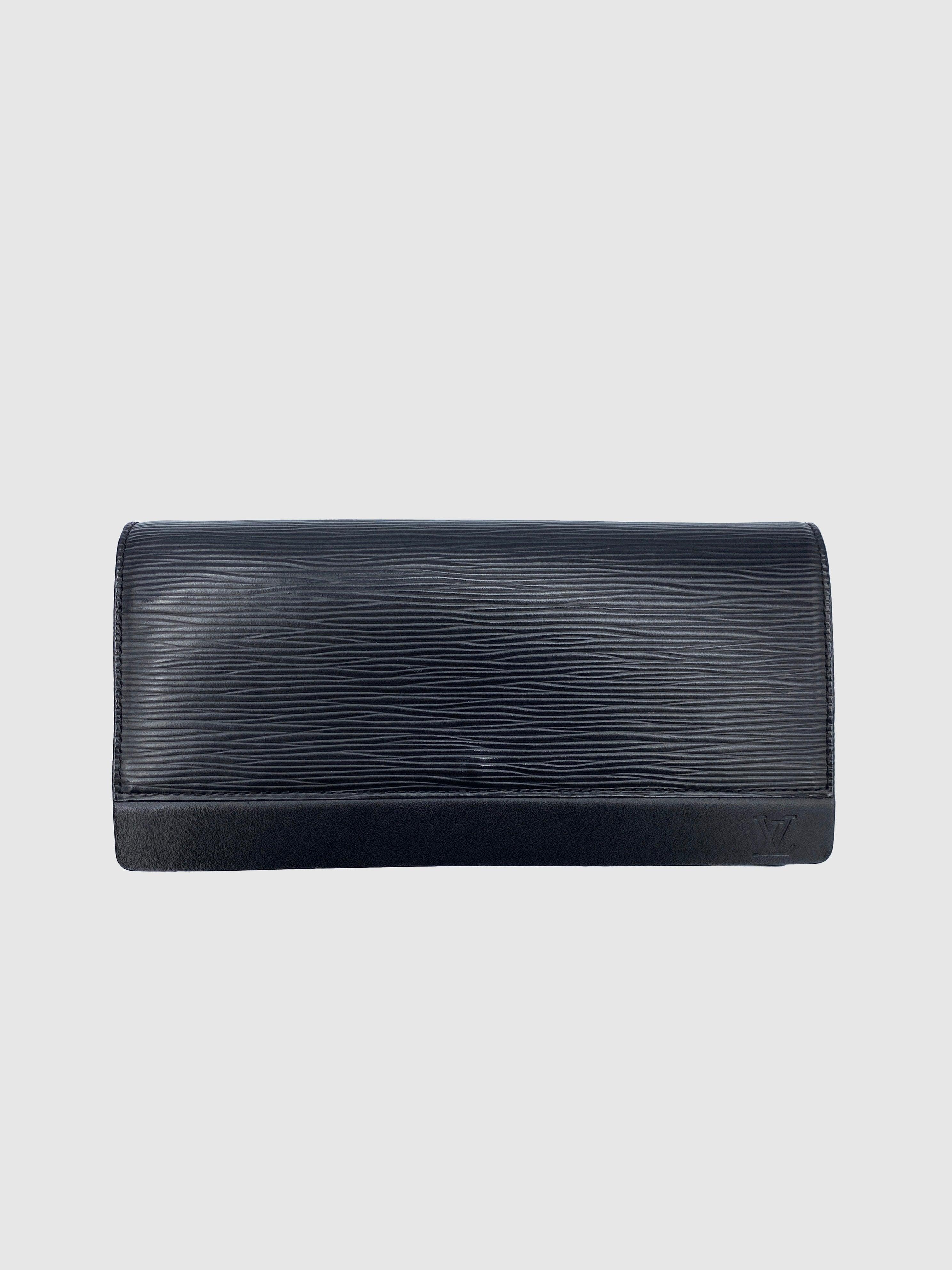 Louis Vuitton Black Honfleur Shoulder Wallet - Second Nature Boutique