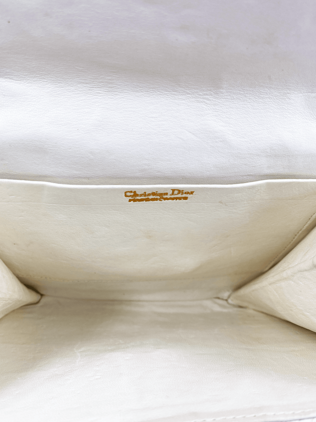 Christian Dior Ostrich Clutch - Second Nature Boutique