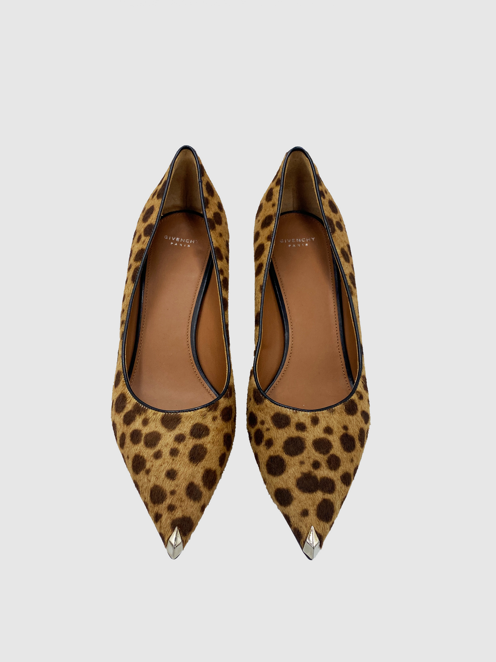 Givenchy Leopard Pointy Toe Heel - Size 38