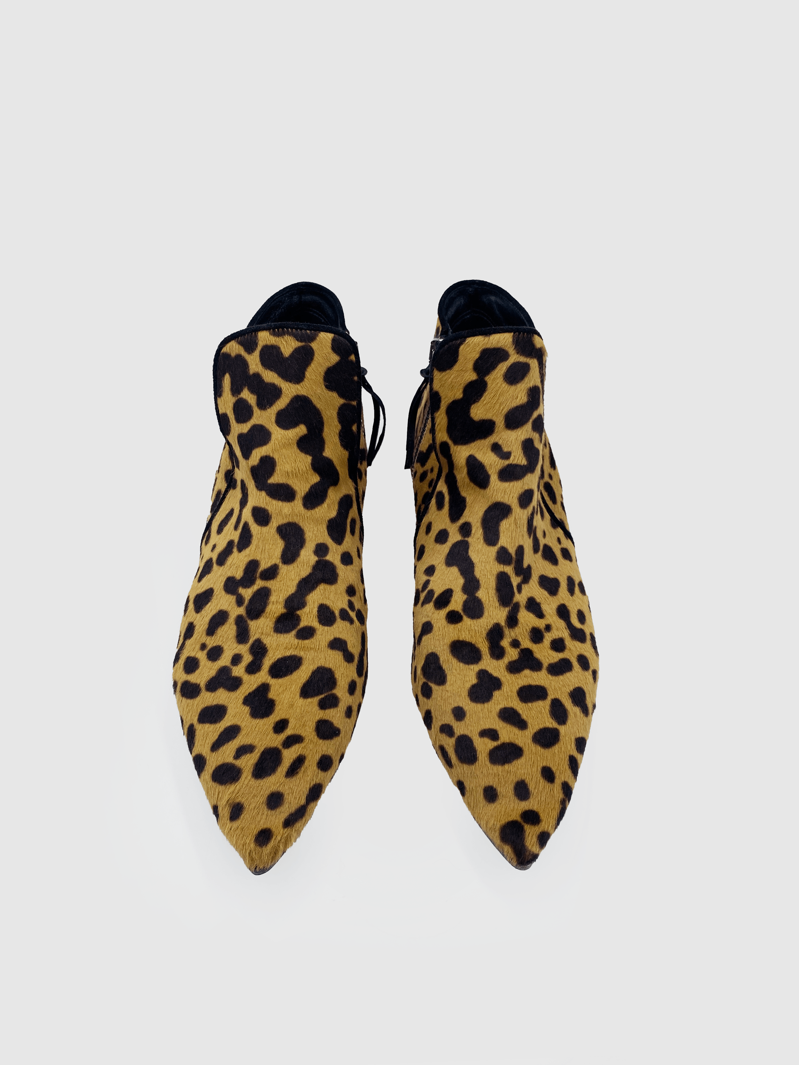 Miu Miu Leopard Boots - Size 40 - Second Nature Boutique