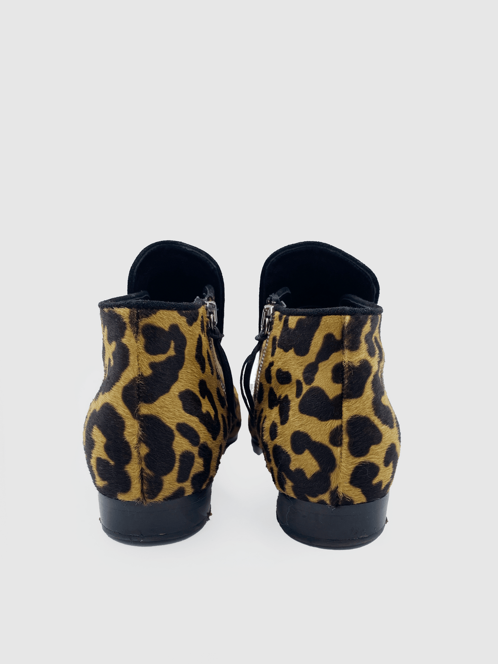 Miu Miu Leopard Boots - Size 40 - Second Nature Boutique