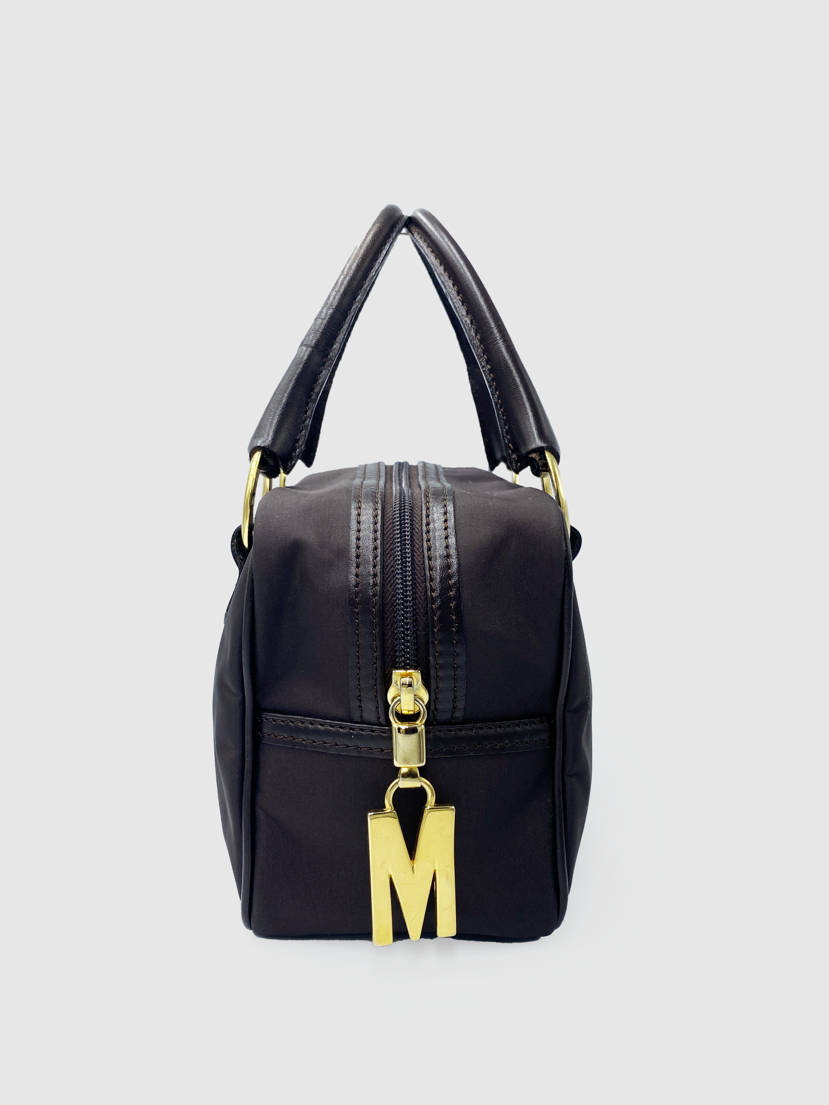 Moschino Brown Mini Circa Bag
