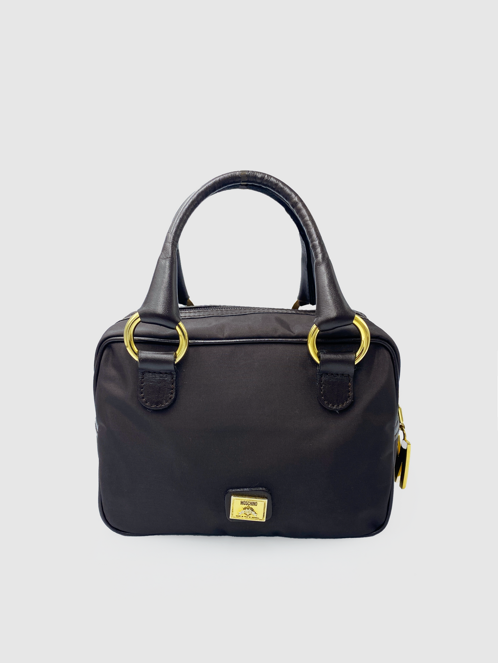 Moschino Brown Mini Circa Bag