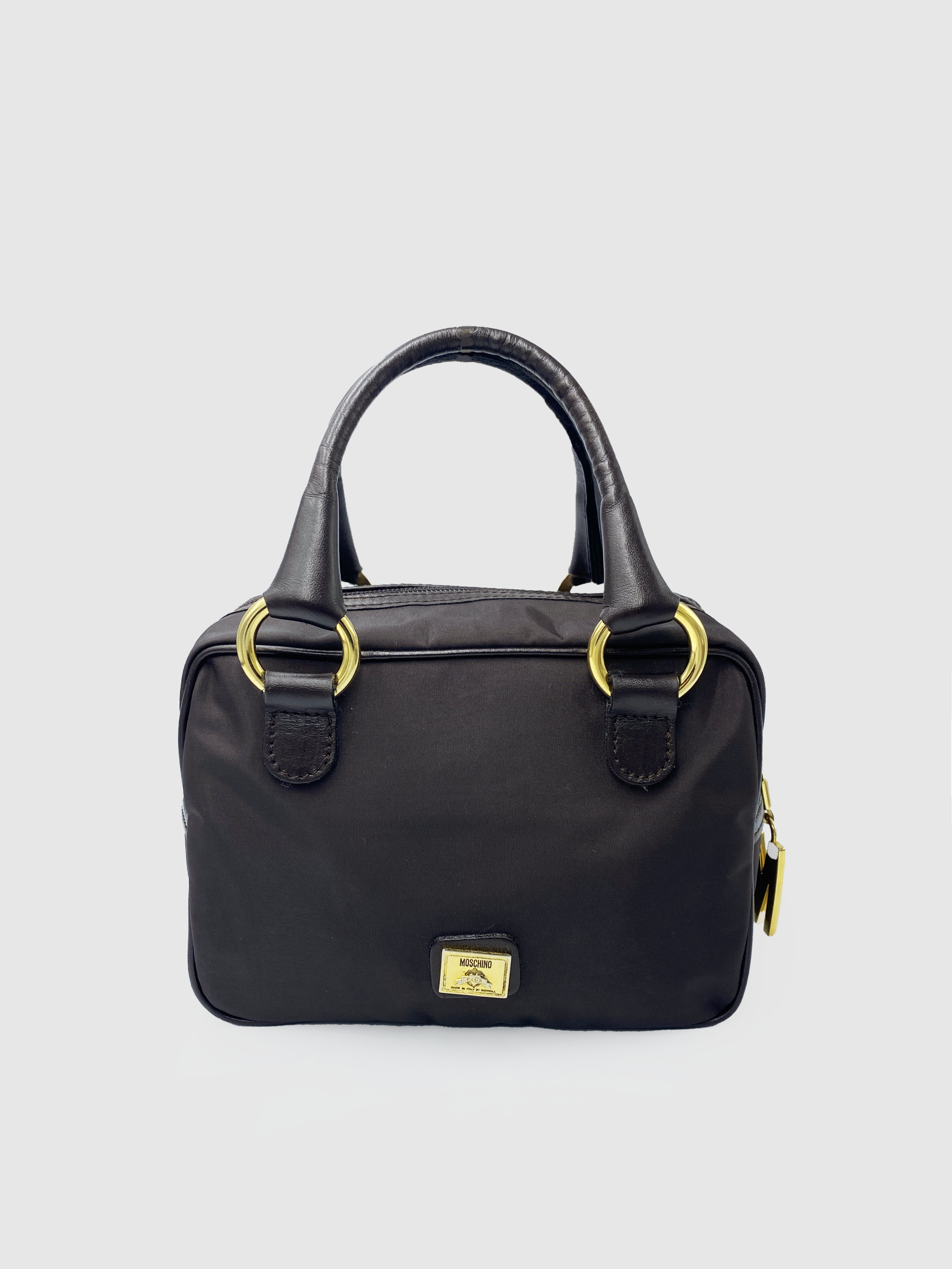 Moschino Brown Mini Circa Bag