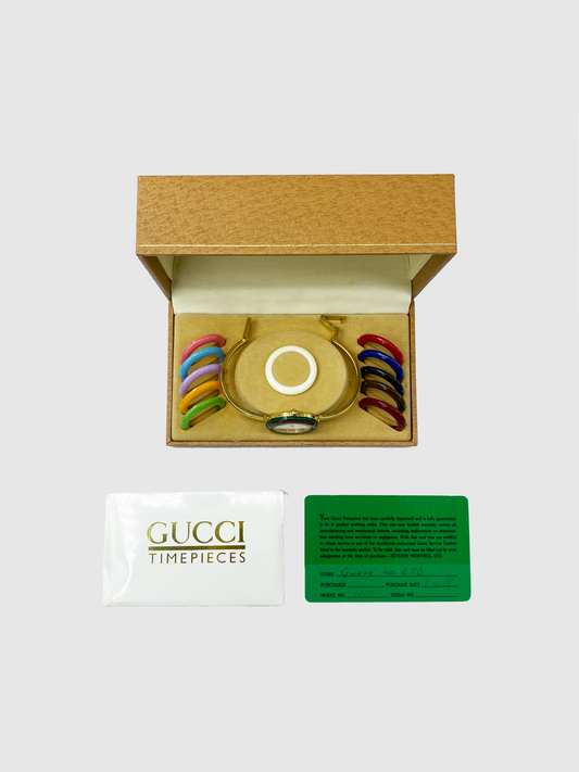 Gucci Timeless Interchangeable Bezel Watch