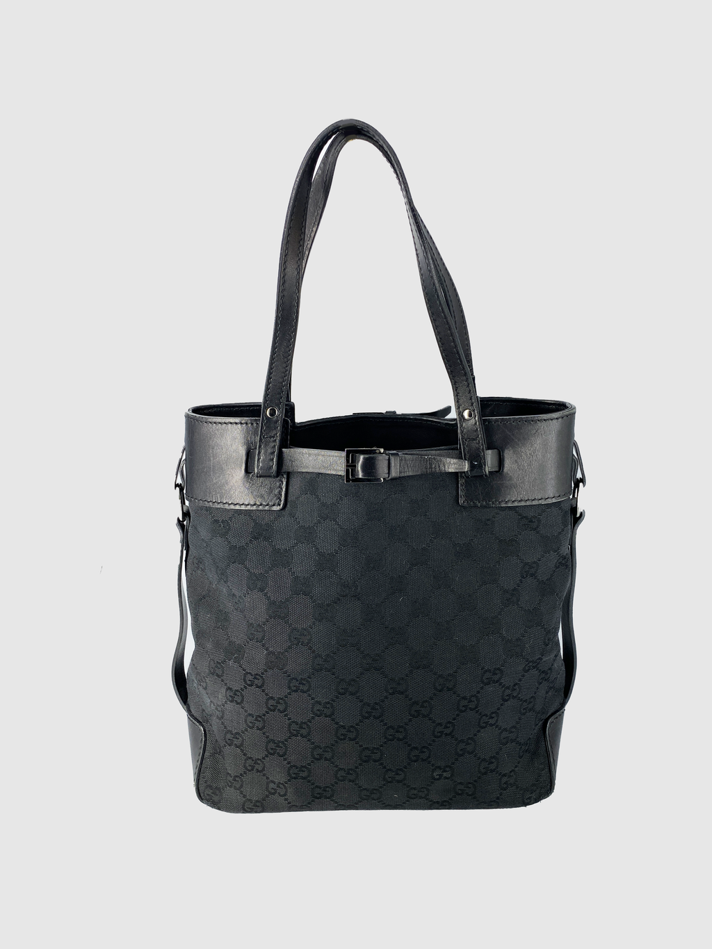 Gucci Black Canvas Tote