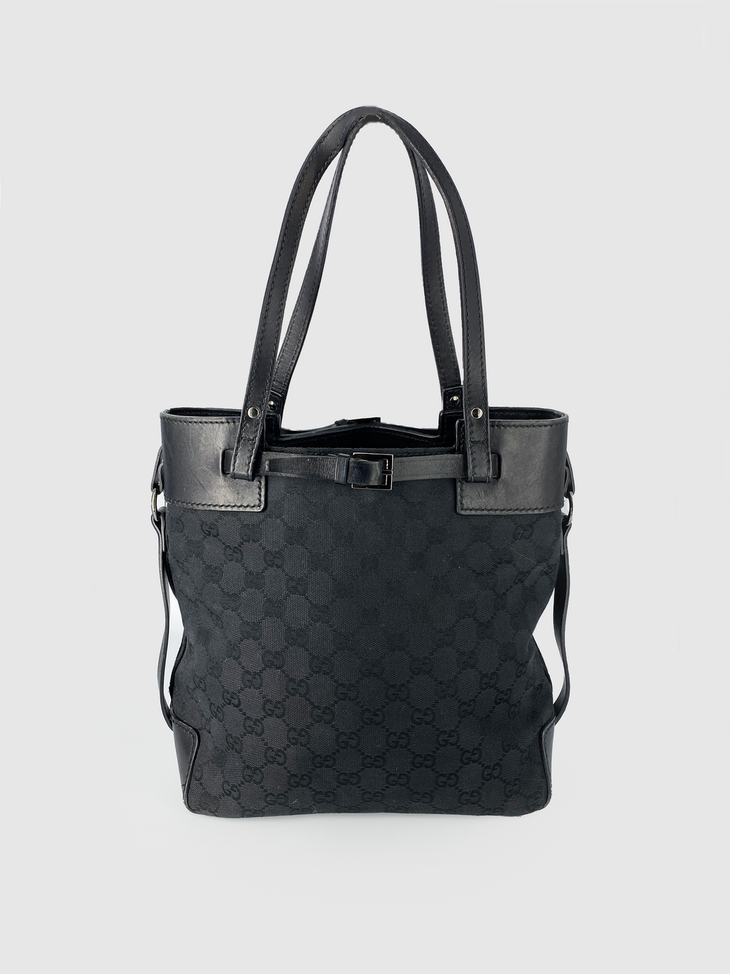 Gucci Black Canvas Tote