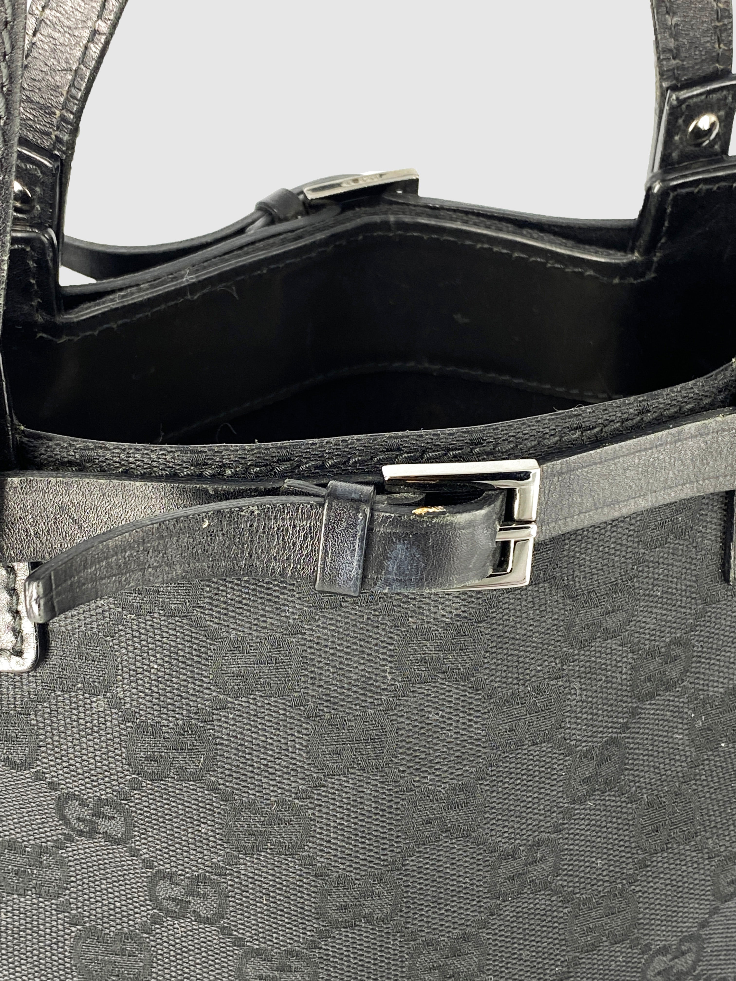 Gucci Black Canvas Tote