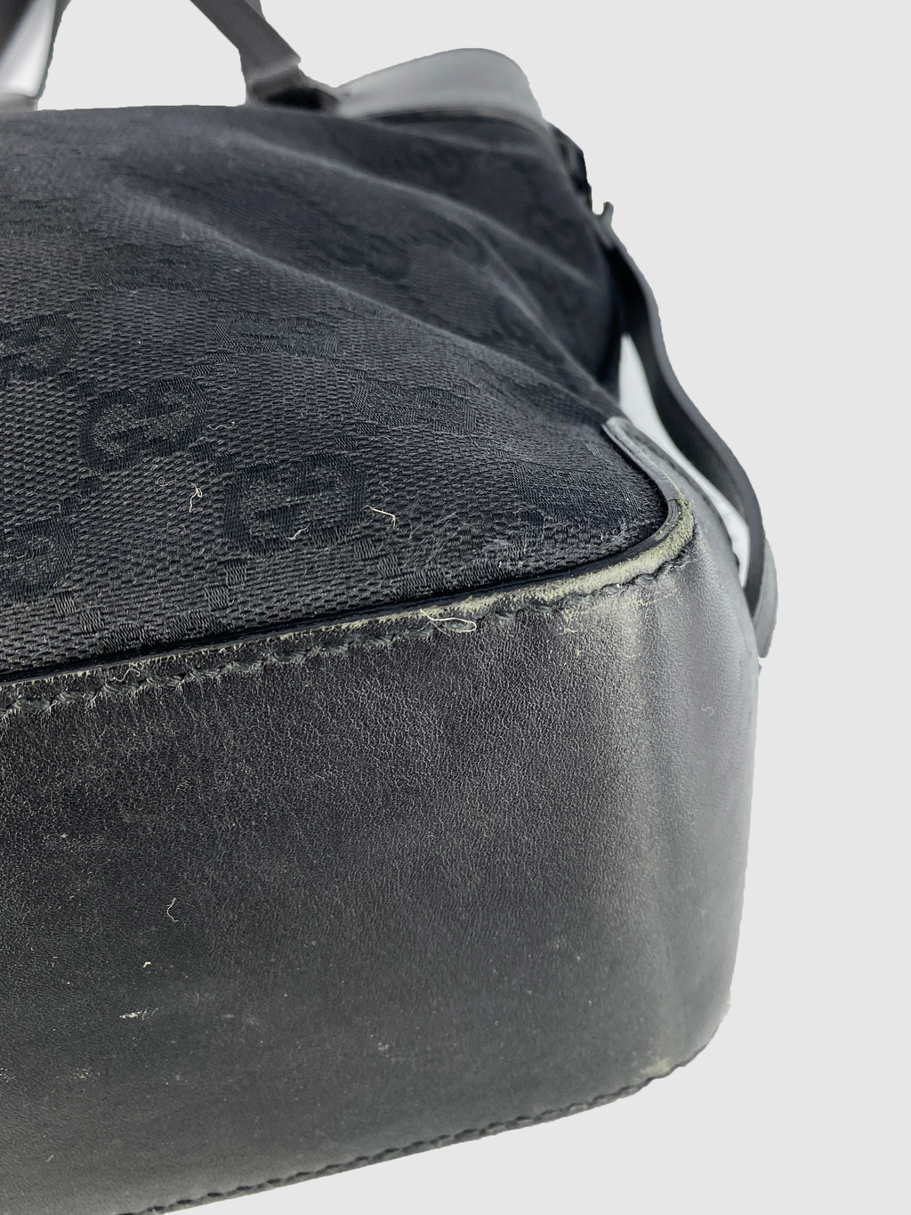 Gucci Black Canvas Tote