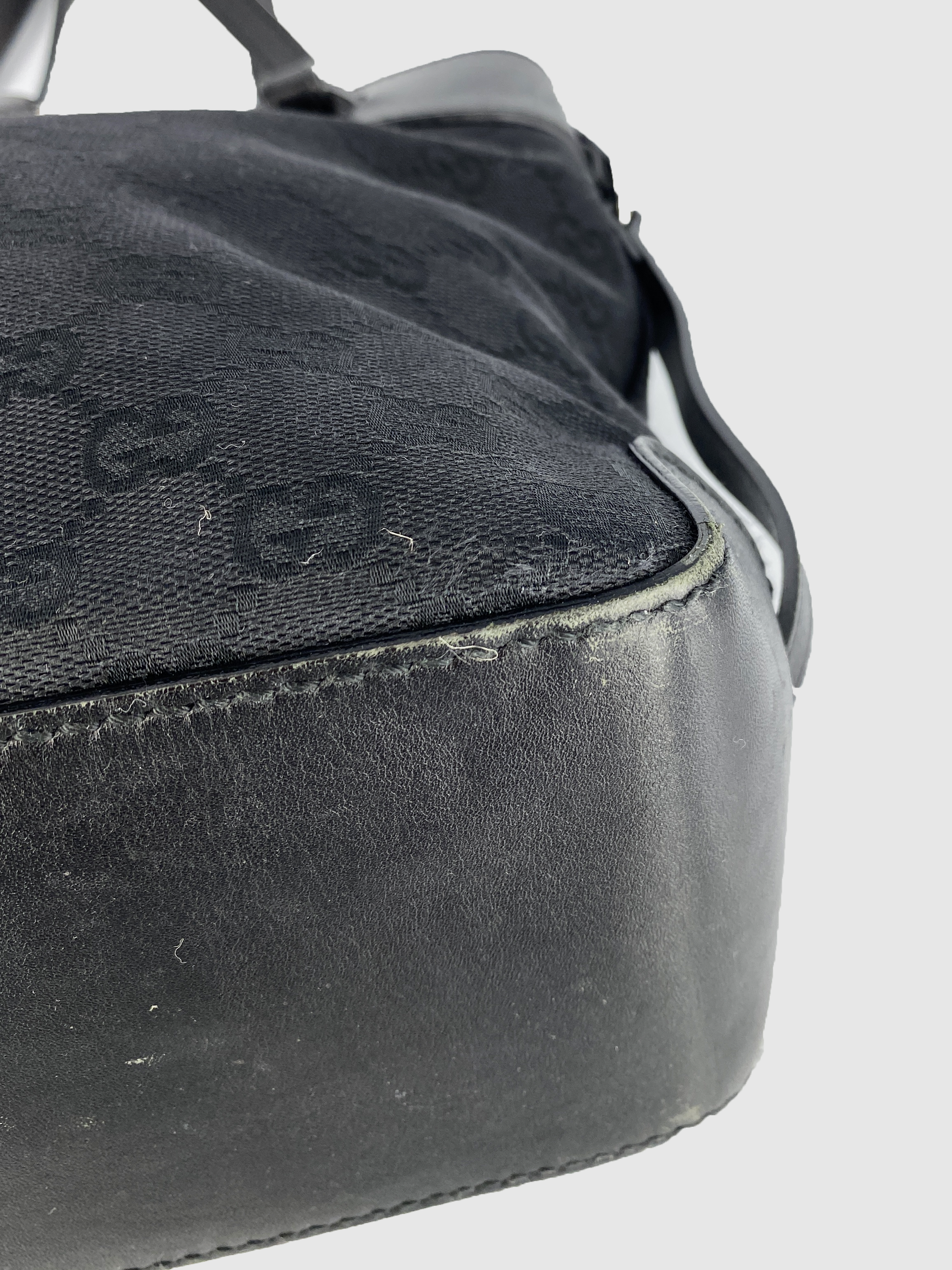 Gucci Black Canvas Tote