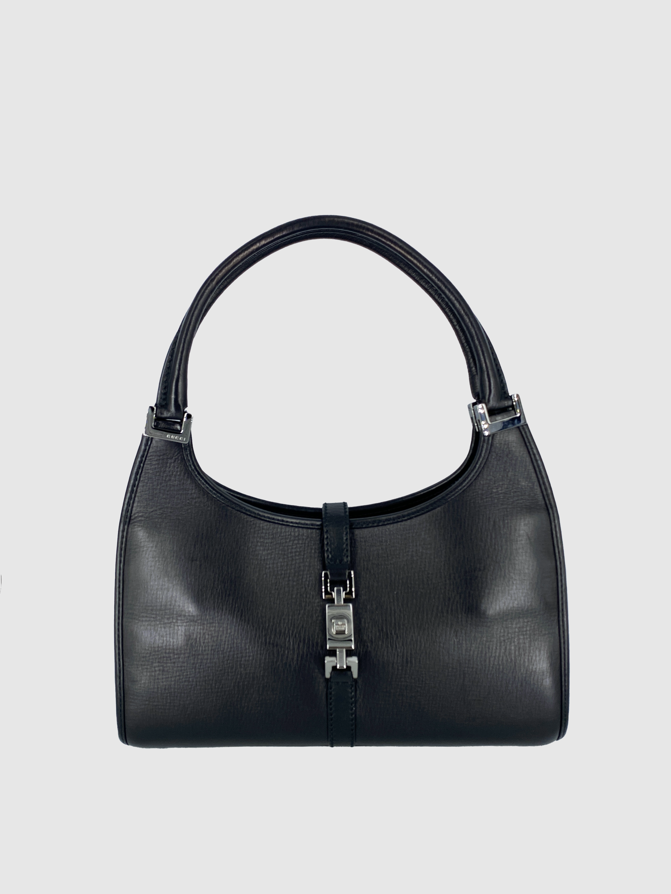 Gucci Black Leather Jackie