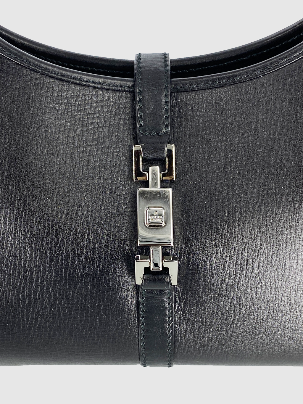 Gucci Black Leather Jackie