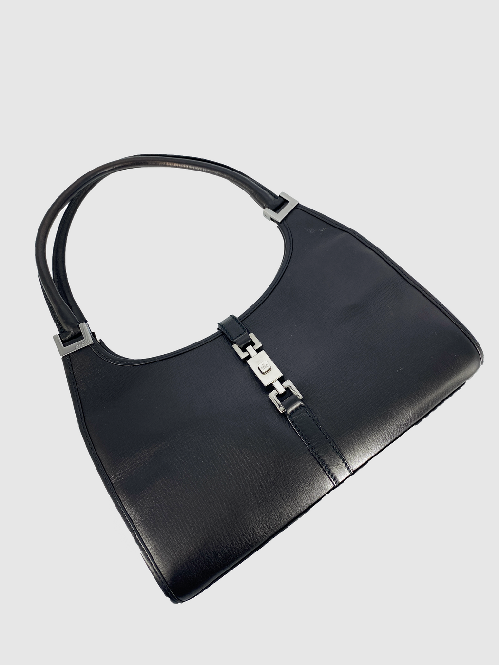 Gucci Black Leather Jackie