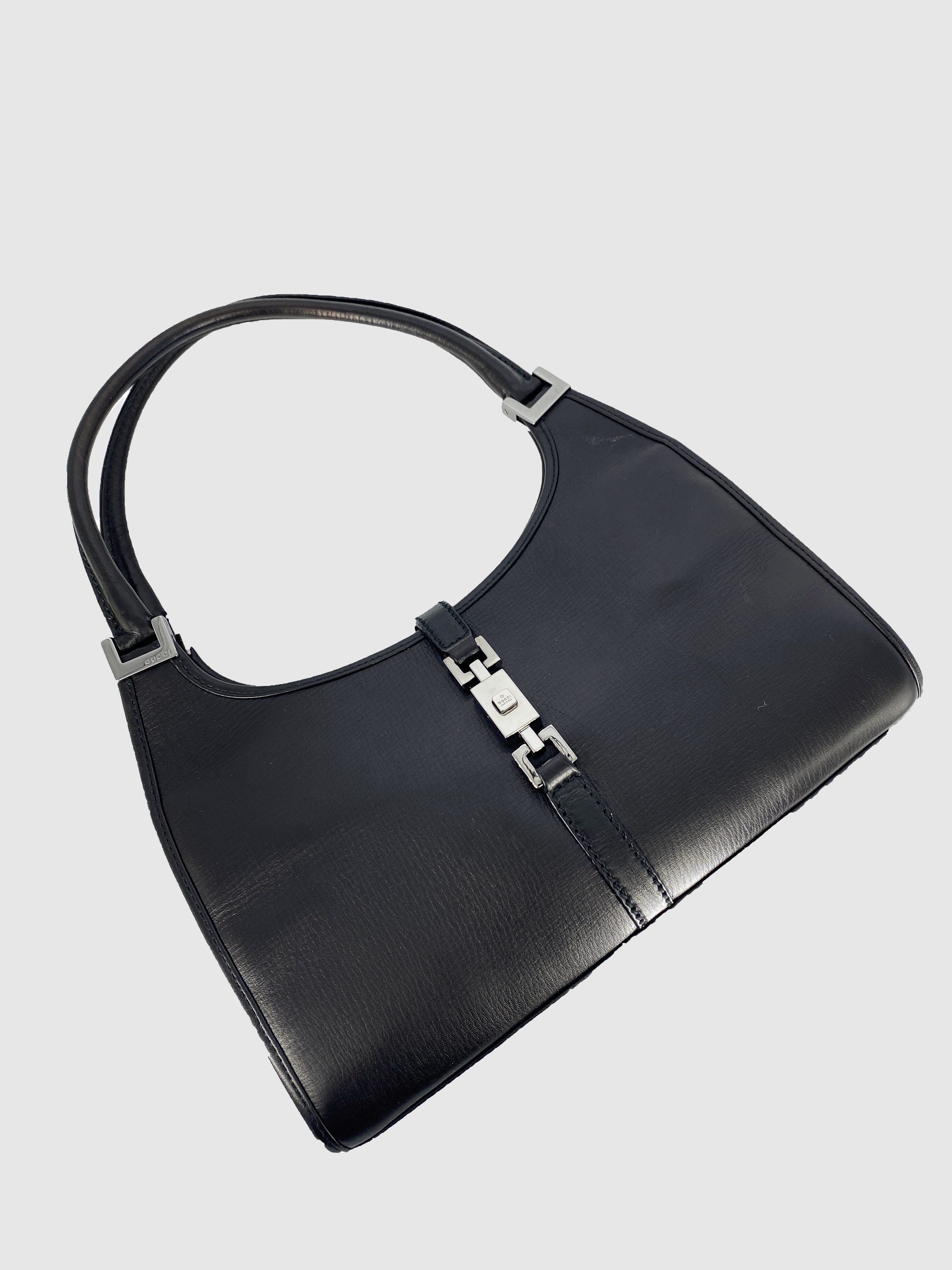 Gucci Black Leather Jackie