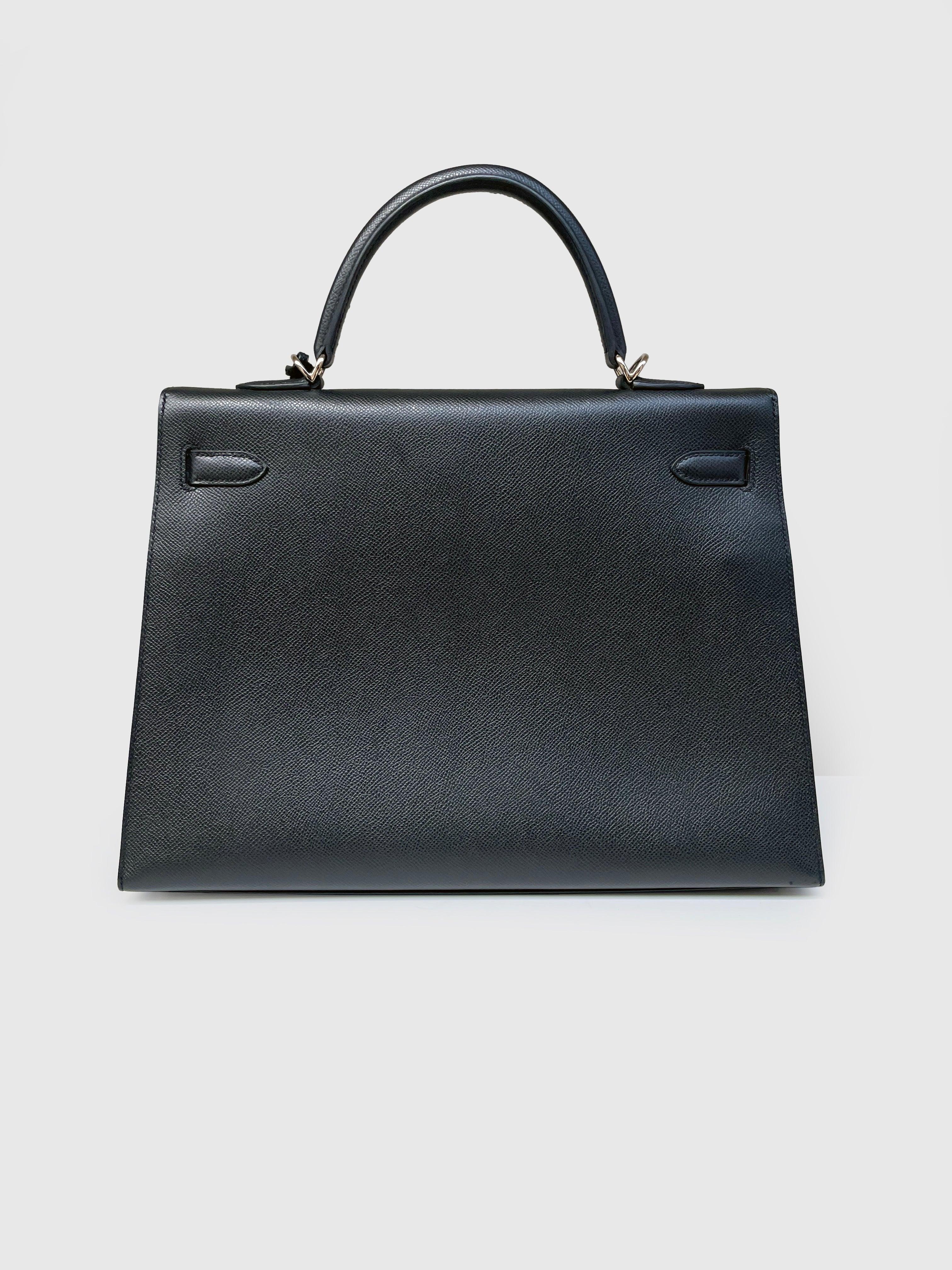 hermes kelly black 35
