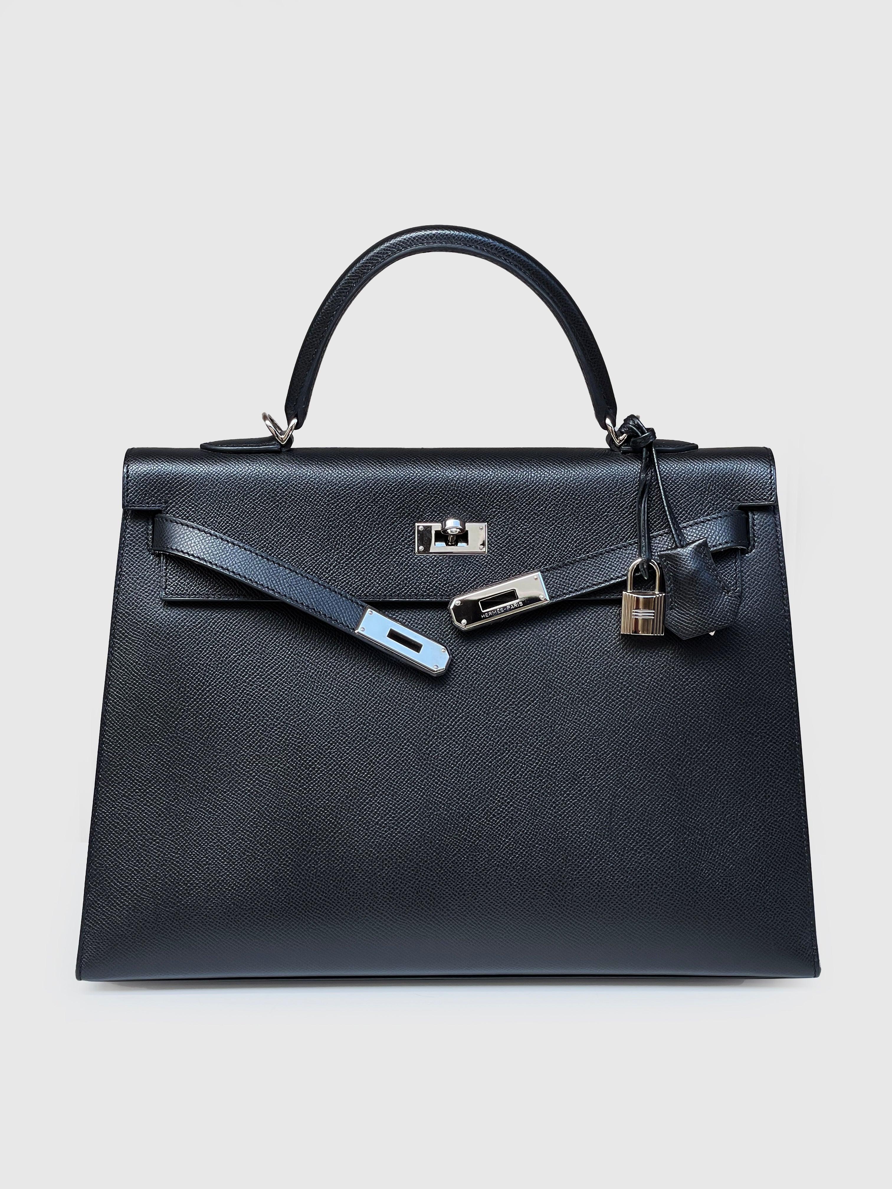 hermes kelly black 35