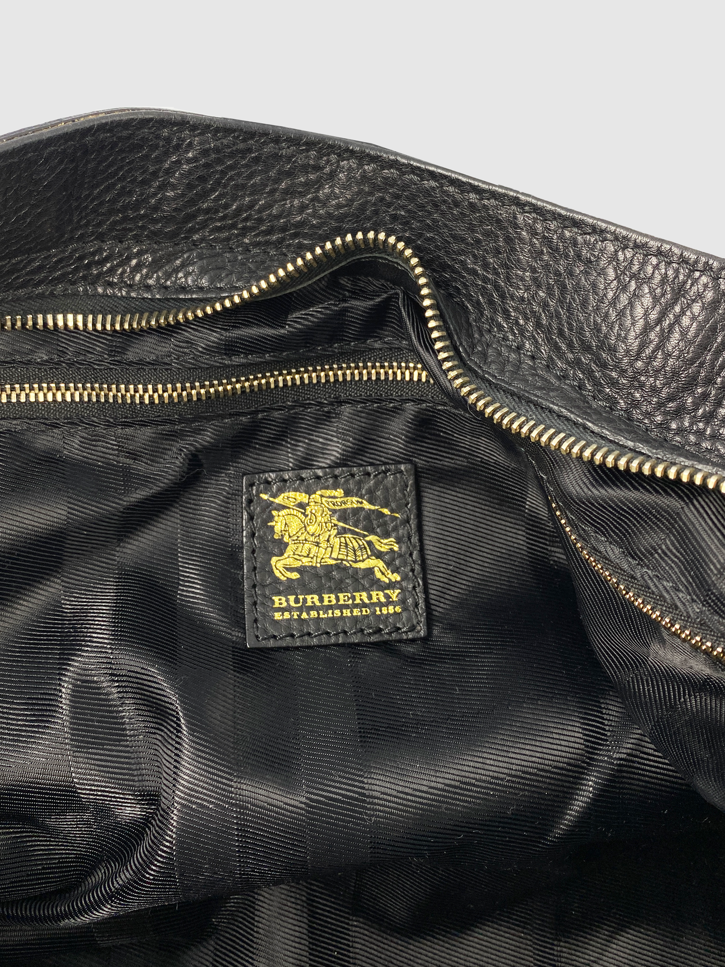 Burberry Double Front Pocket Nova Check Shoulder Bag