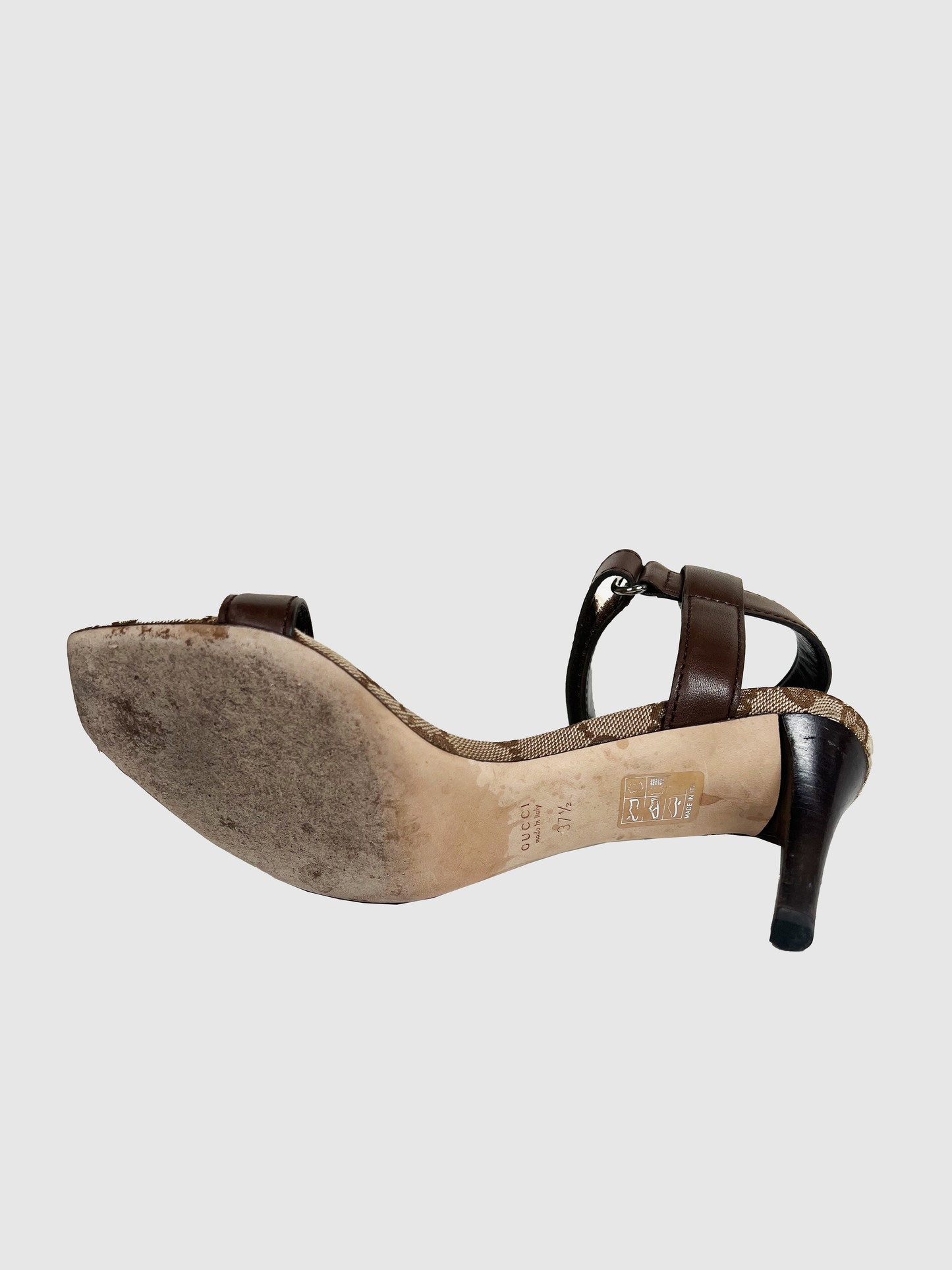 GG Monogram Sandals - Size 37.5