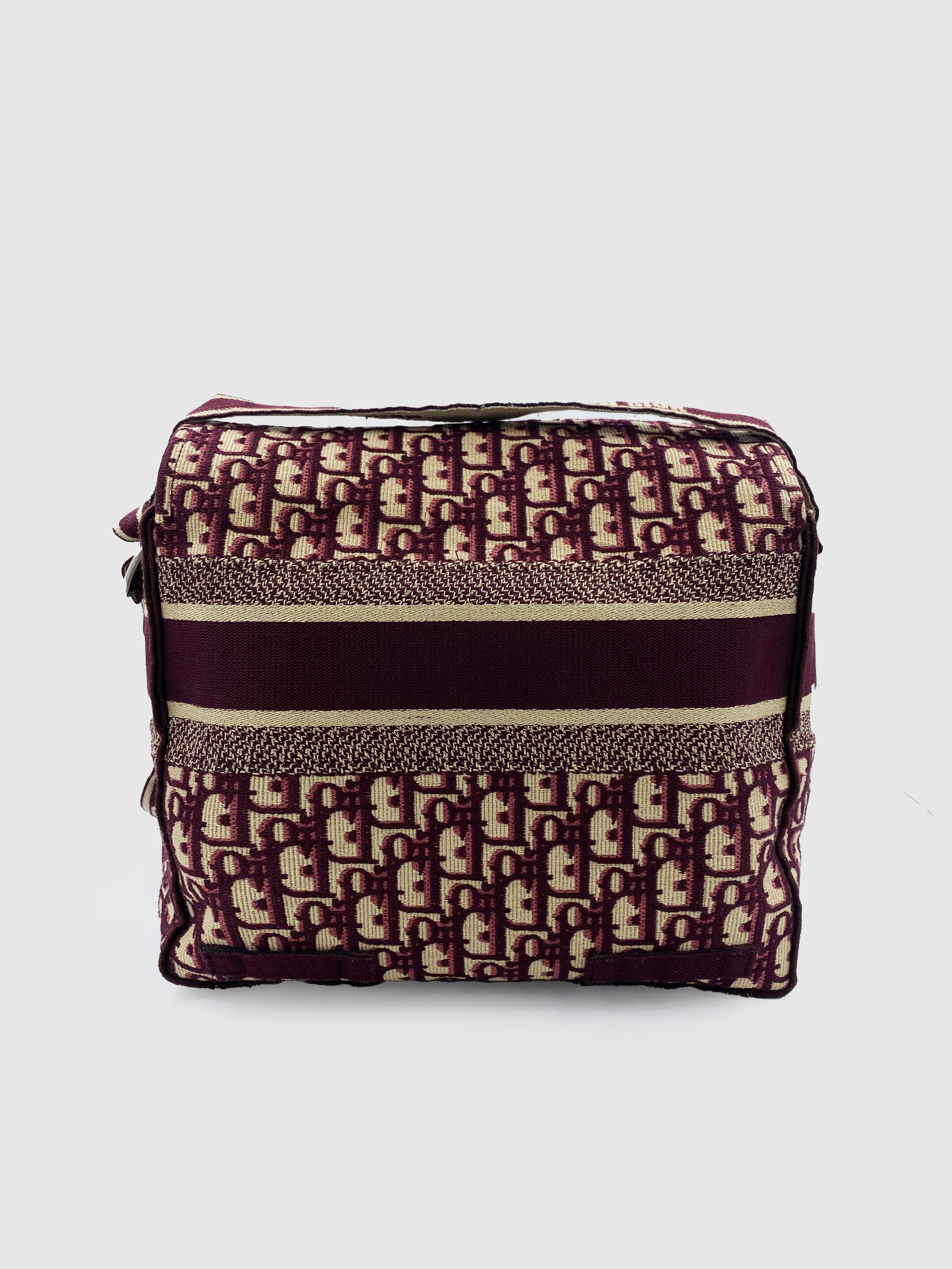 Christian Dior Burgundy Diorcarmp Messenger Bag