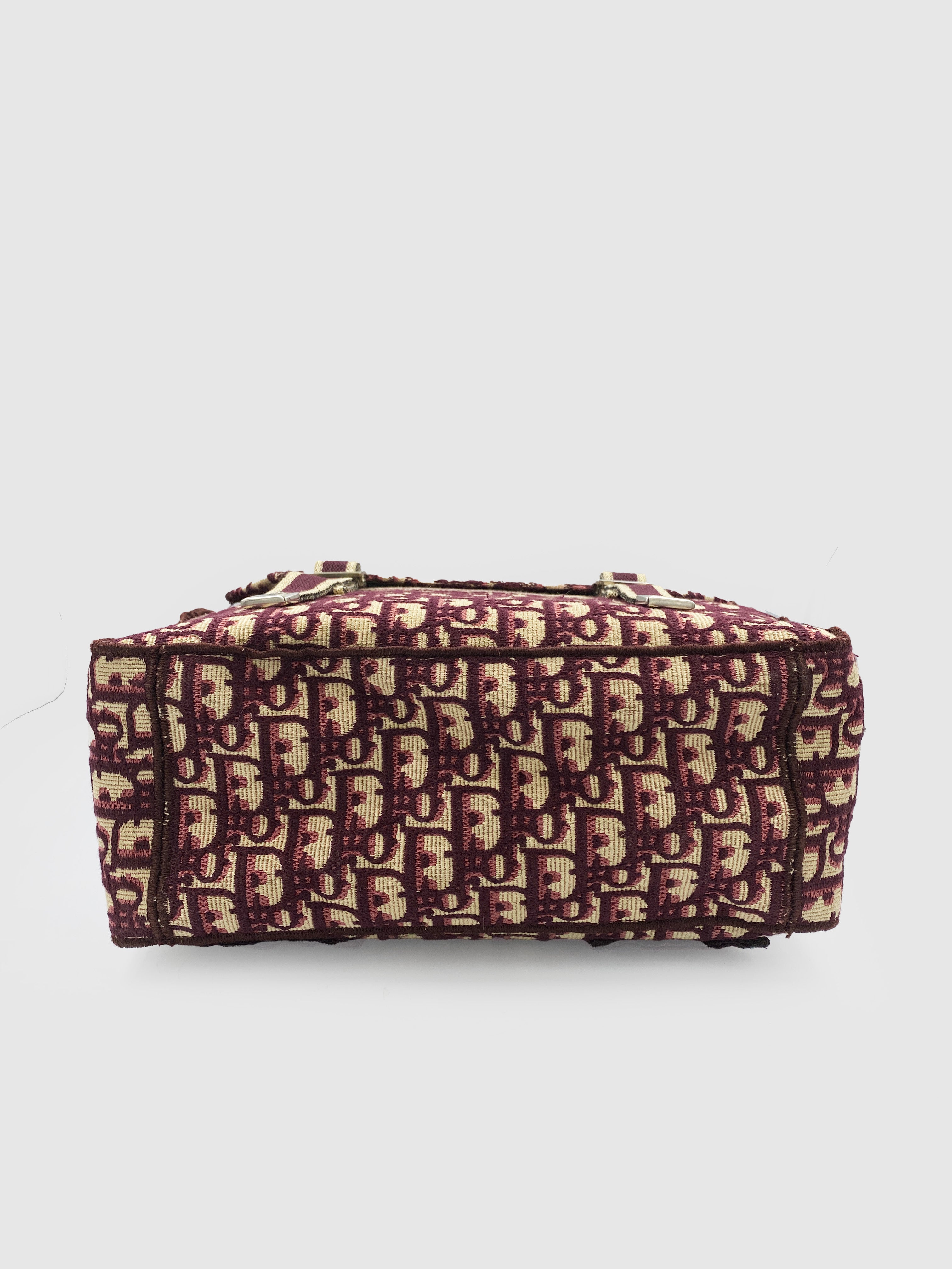 Christian Dior Burgundy Diorcarmp Messenger Bag