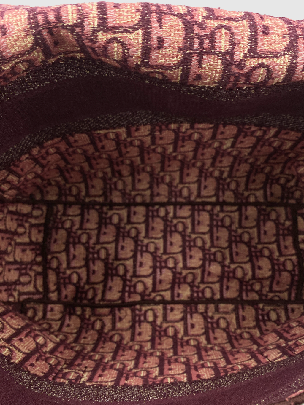 Christian Dior Burgundy Diorcarmp Messenger Bag