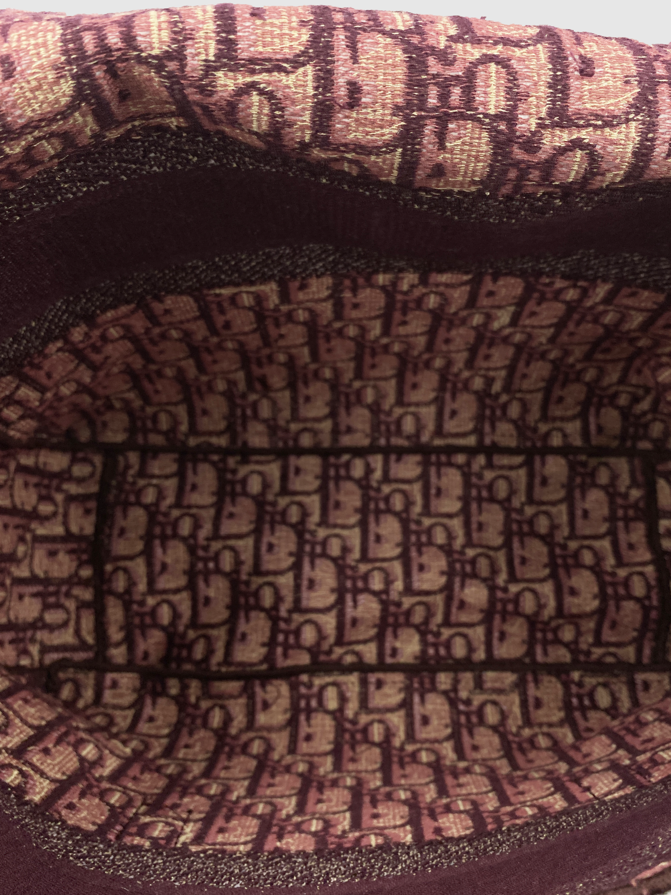 Christian Dior Burgundy Diorcarmp Messenger Bag