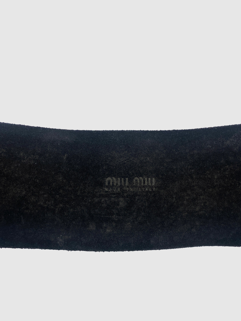 Wide Double Buckle Leather Belt