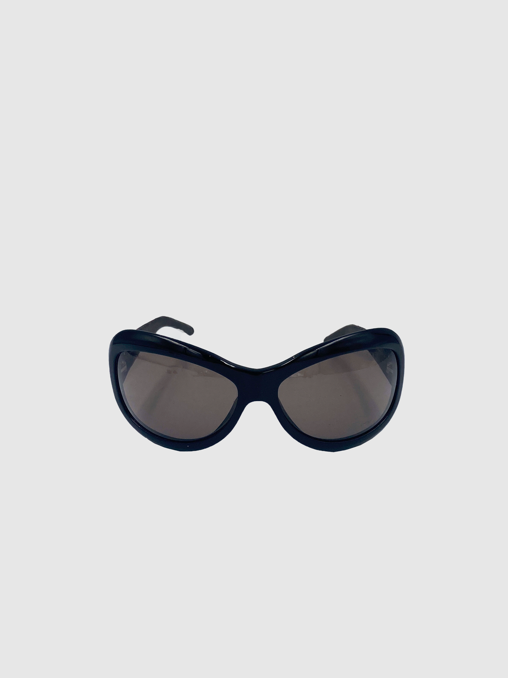 Quilted Leather Oversized Sunglasses
