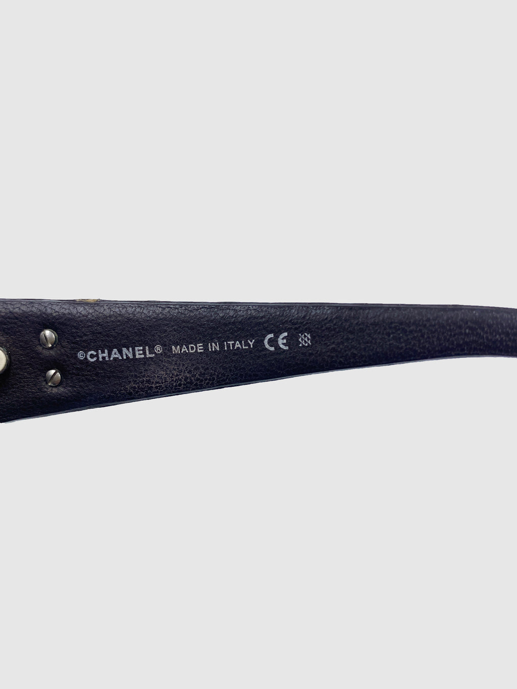 Quilted Leather Oversized Sunglasses