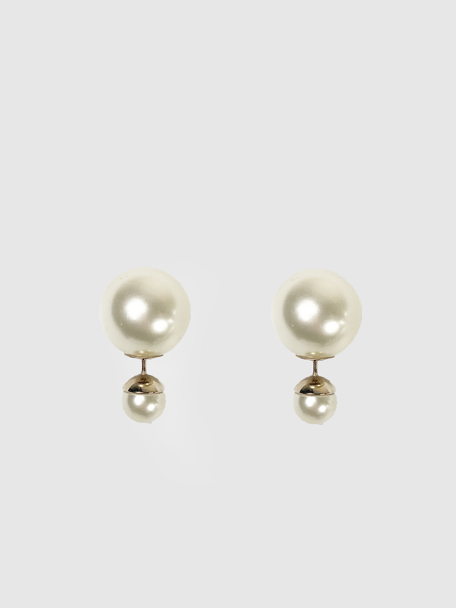 Christian Dior Pearl Tribales Earrings