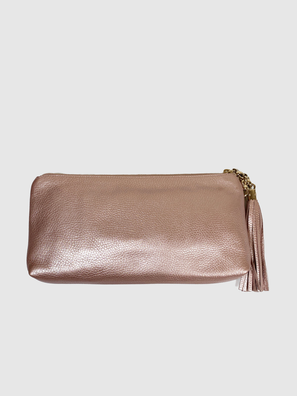 Gucci Sienna Metallic Pink Clutch