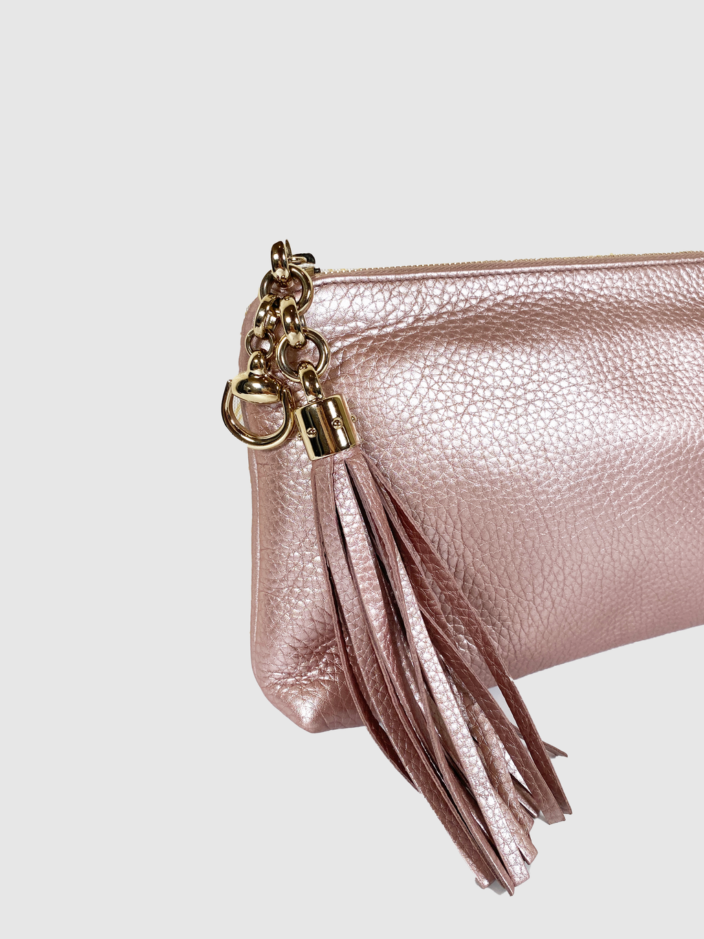 Gucci Sienna Metallic Pink Clutch
