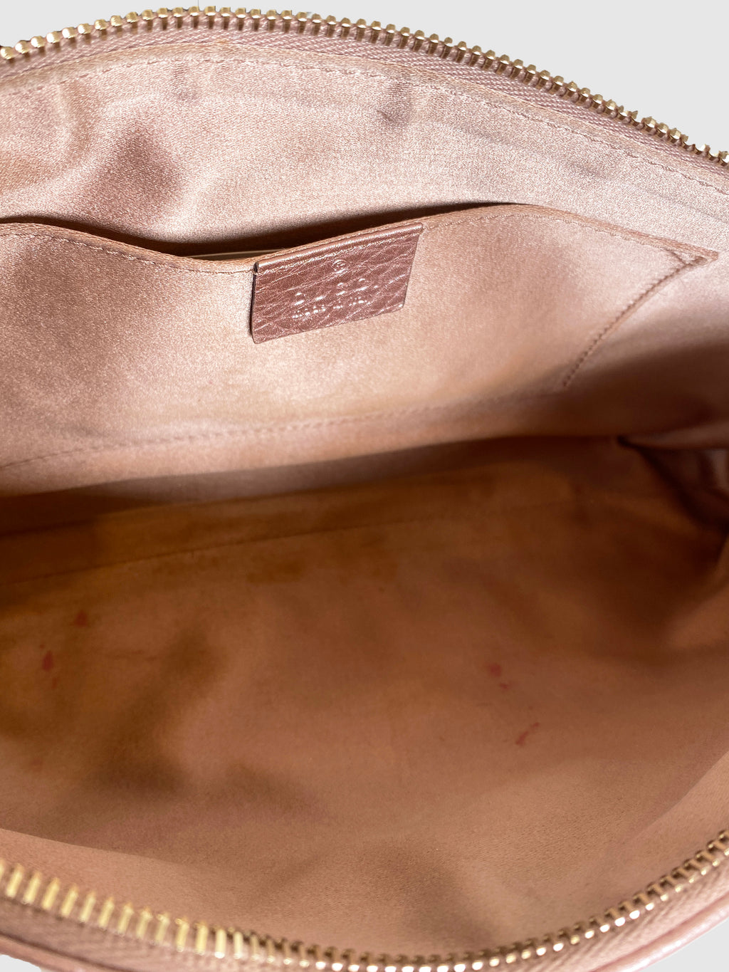 Gucci Sienna Metallic Pink Clutch