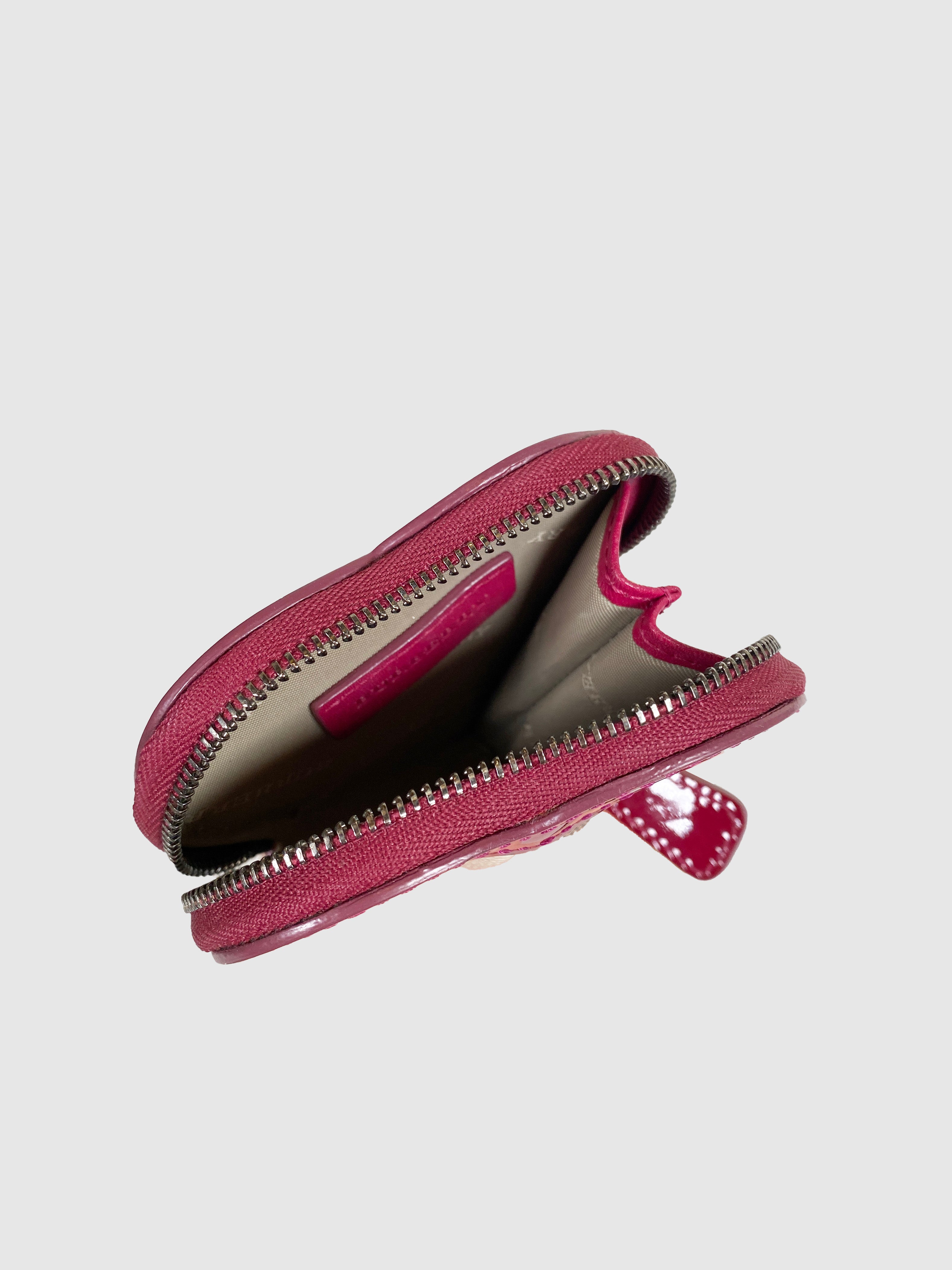 Heart Nova Check Coin Purse